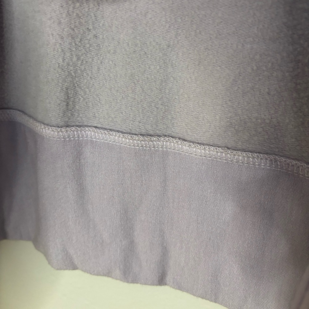 NWT STATESIDE (Anthropologie) Fleece Pullover, Oversized Crewneck, Lavender, XS - Picture 6 of 10